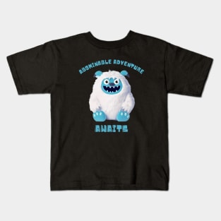 Abominable Adventure Awaits Kids T-Shirt